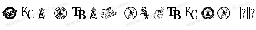 MLB Cubs Regular字体转换